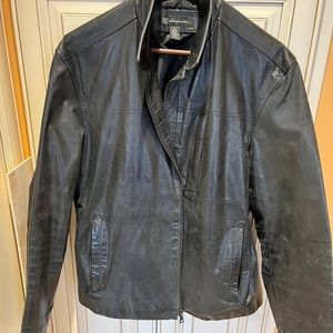 Men’s Black Leather Jacket